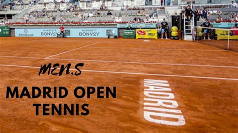 2022 Mutua Madrid Open Men's Singles Tennis Live Scores .